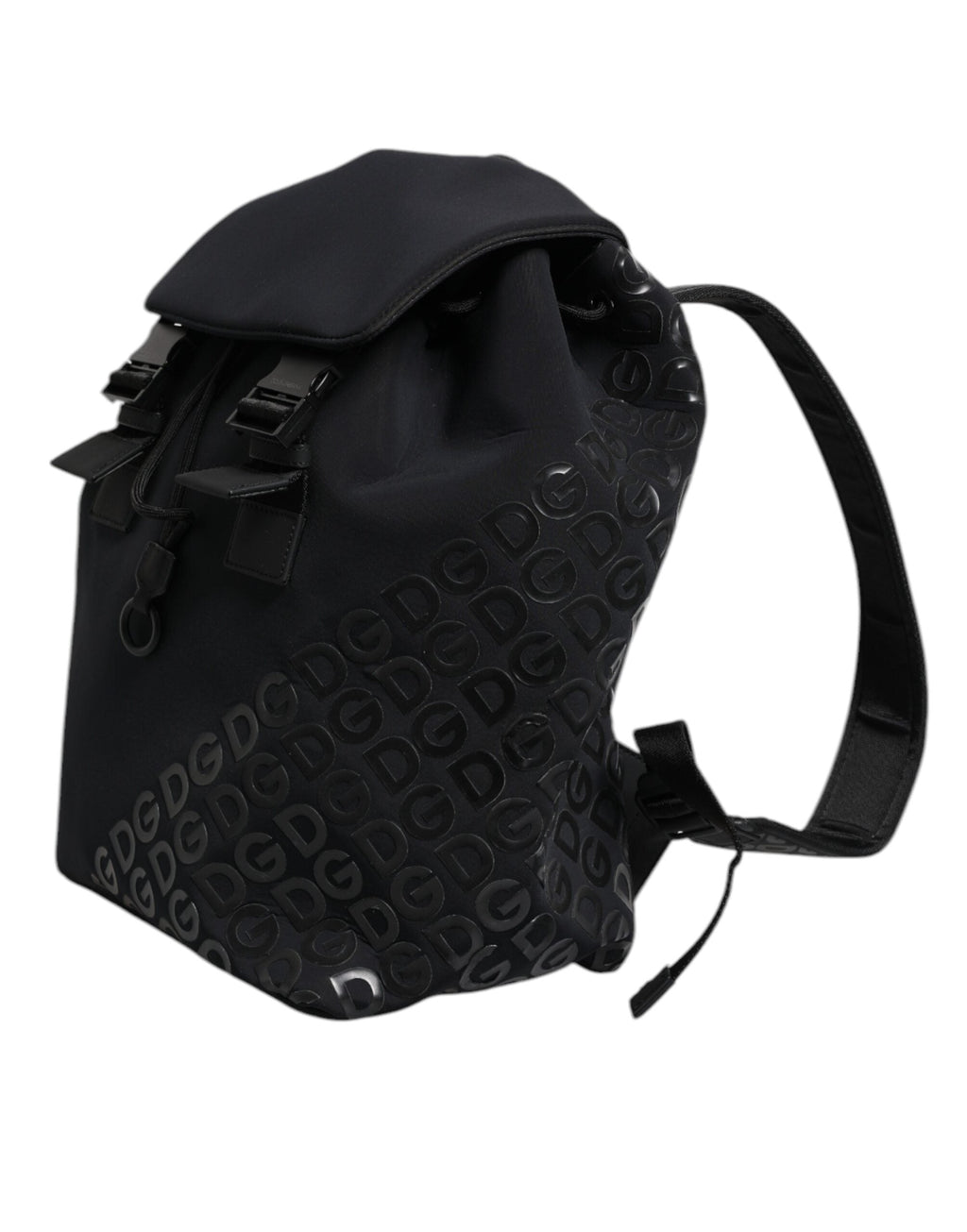 Dolce & Gabbana Black Neoprene Nylon DG Logo School Backpack III Dolce & Gabbana