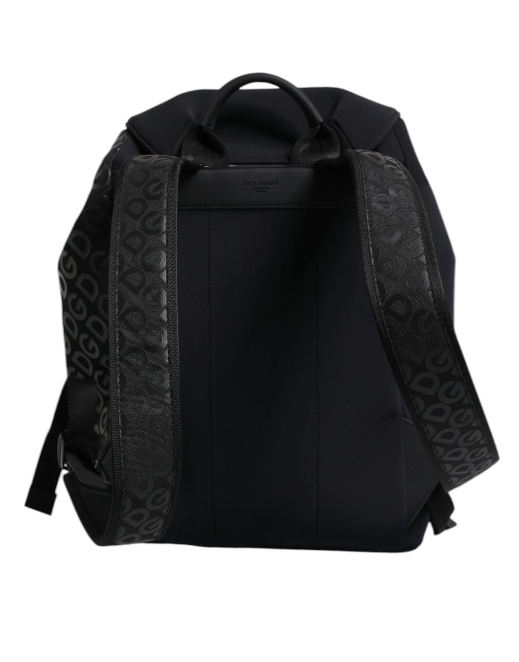 Dolce & Gabbana Black Neoprene Nylon DG Logo School Backpack III Dolce & Gabbana