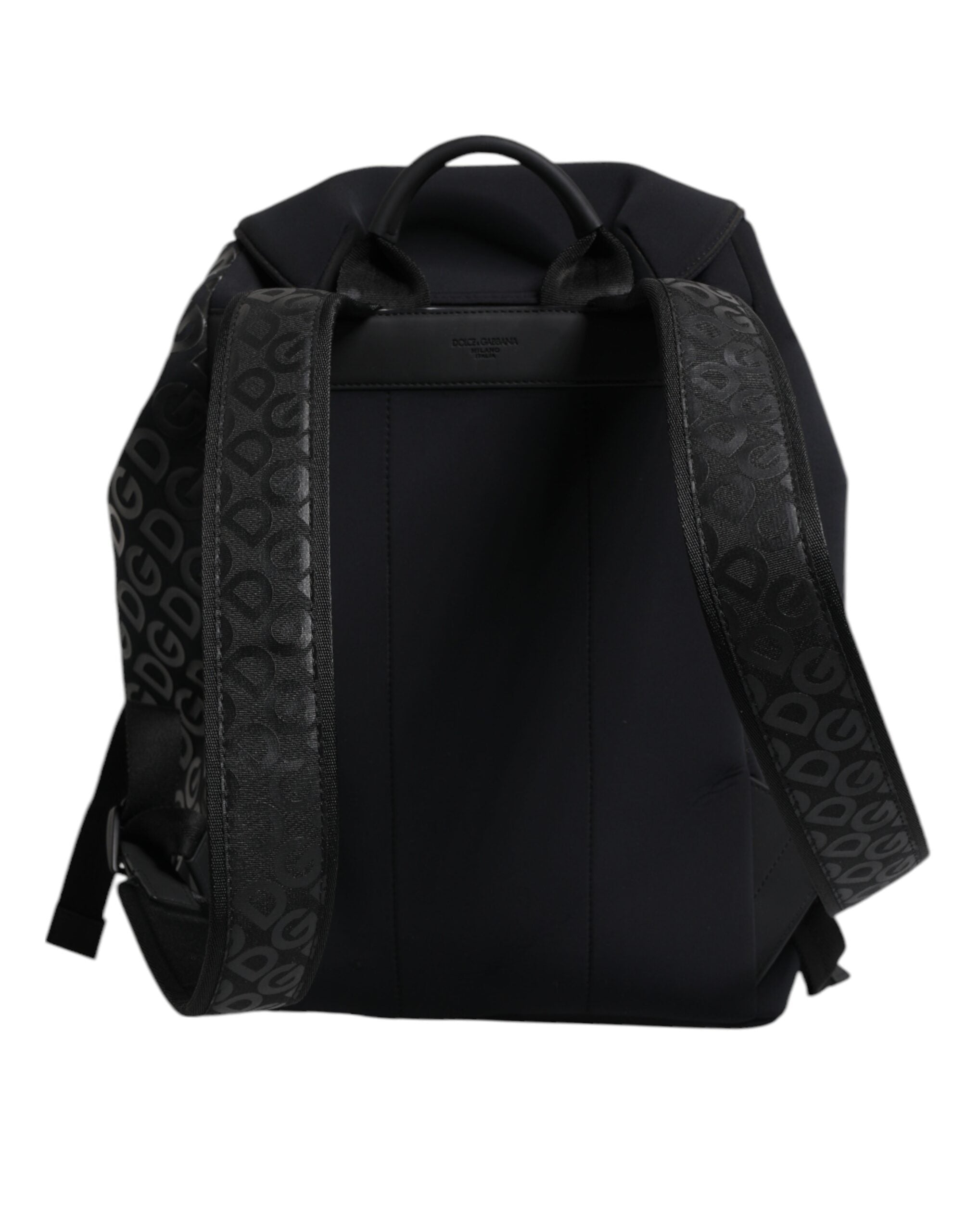 Dolce & Gabbana Black Neoprene Nylon DG Logo School Backpack III Dolce & Gabbana