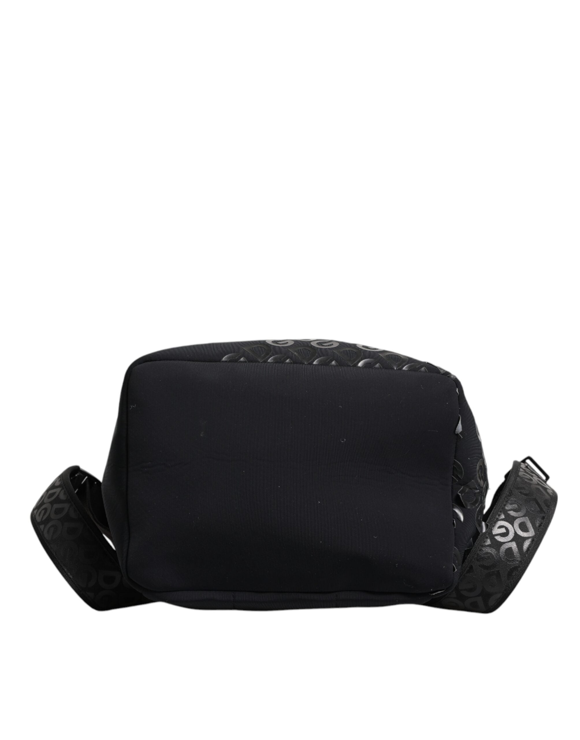 Dolce & Gabbana Black Neoprene Nylon DG Logo School Backpack IV Dolce & Gabbana