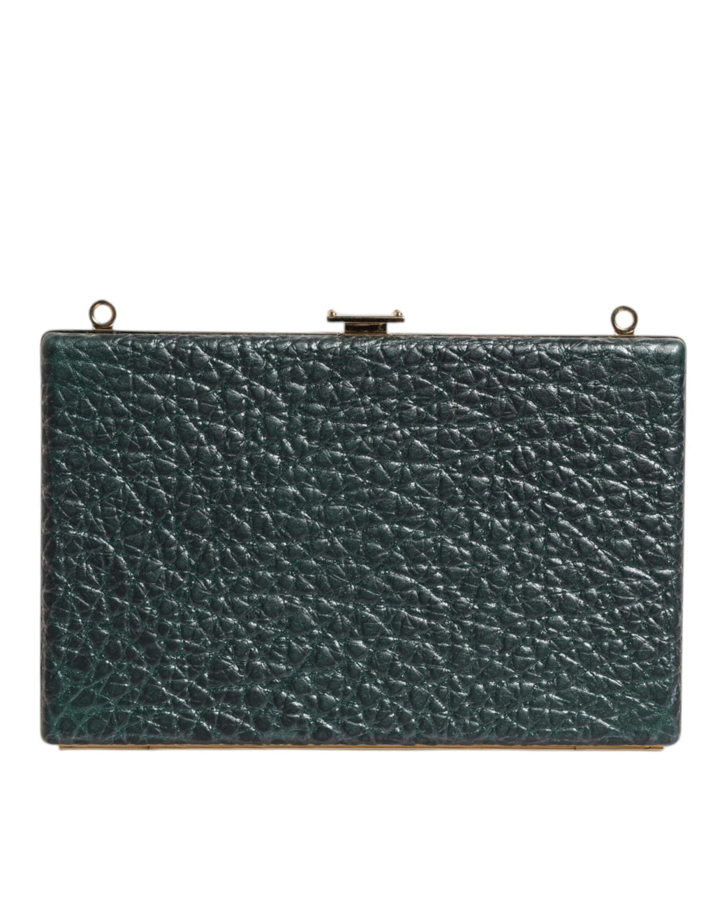 Dolce & Gabbana Black Leather Clutch Evening Crossbody Bag Dolce & Gabbana