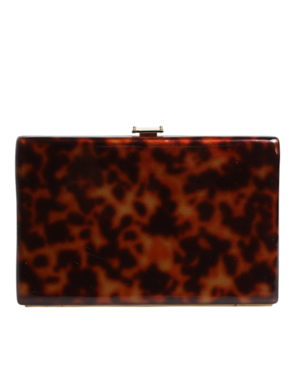 Dolce & Gabbana Brown Leather Clutch Evening Crossbody Bag II Dolce & Gabbana
