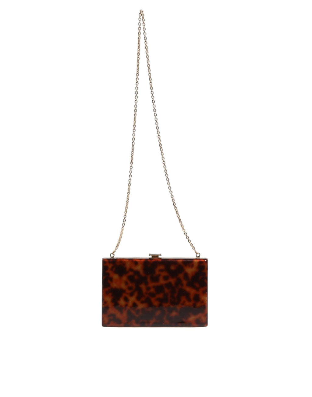 Dolce & Gabbana Brown Leather Clutch Evening Crossbody Bag II Dolce & Gabbana