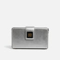 Dolce & Gabbana Metallic Silver DG BOX Leather Shoulder Strap Bag Dolce & Gabbana