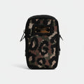 Dolce & Gabbana Multicolor Leopard Jacquard Logo Plaque Neck Strap Bag Dolce & Gabbana