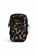 Dolce & Gabbana Multicolor Leopard Jacquard Logo Plaque Neck Strap Bag Dolce & Gabbana