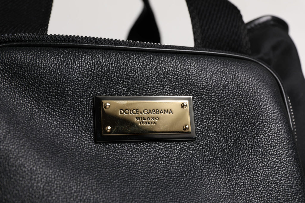 Dolce & Gabbana Black Shoulder Strap Pet Carry Logo Plaque Bag Dolce & Gabbana