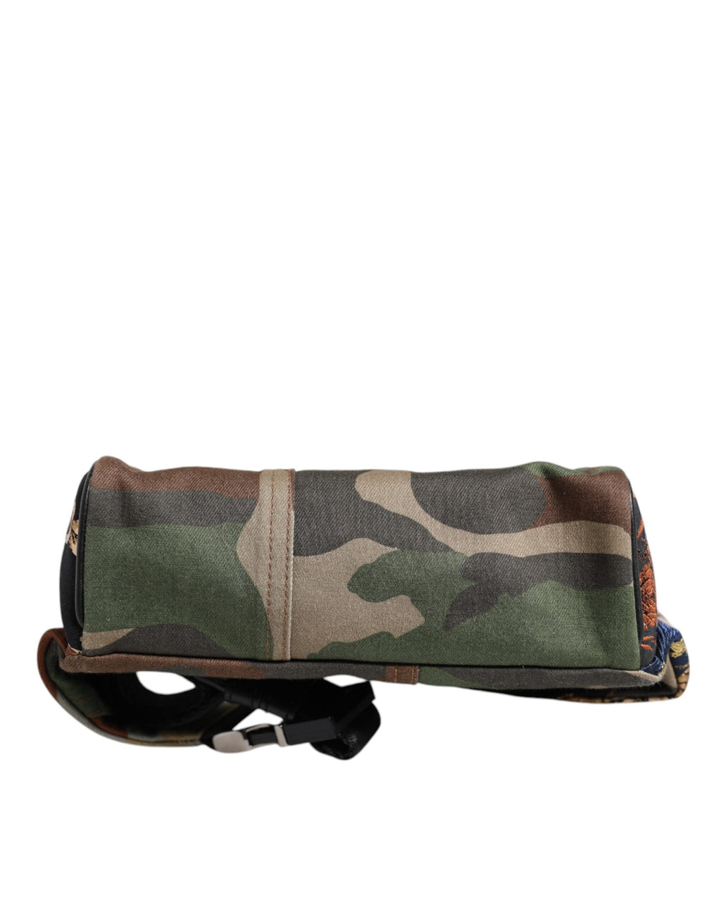 Dolce & Gabbana Multicolor Camouflage Patchwork Logo Waist Fanny Pack Dolce & Gabbana