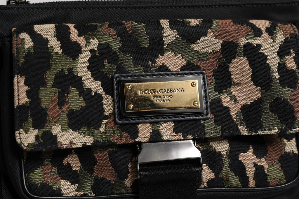 Dolce & Gabbana Multicolor Leopard Jacquard Crossbody Bag II Dolce & Gabbana