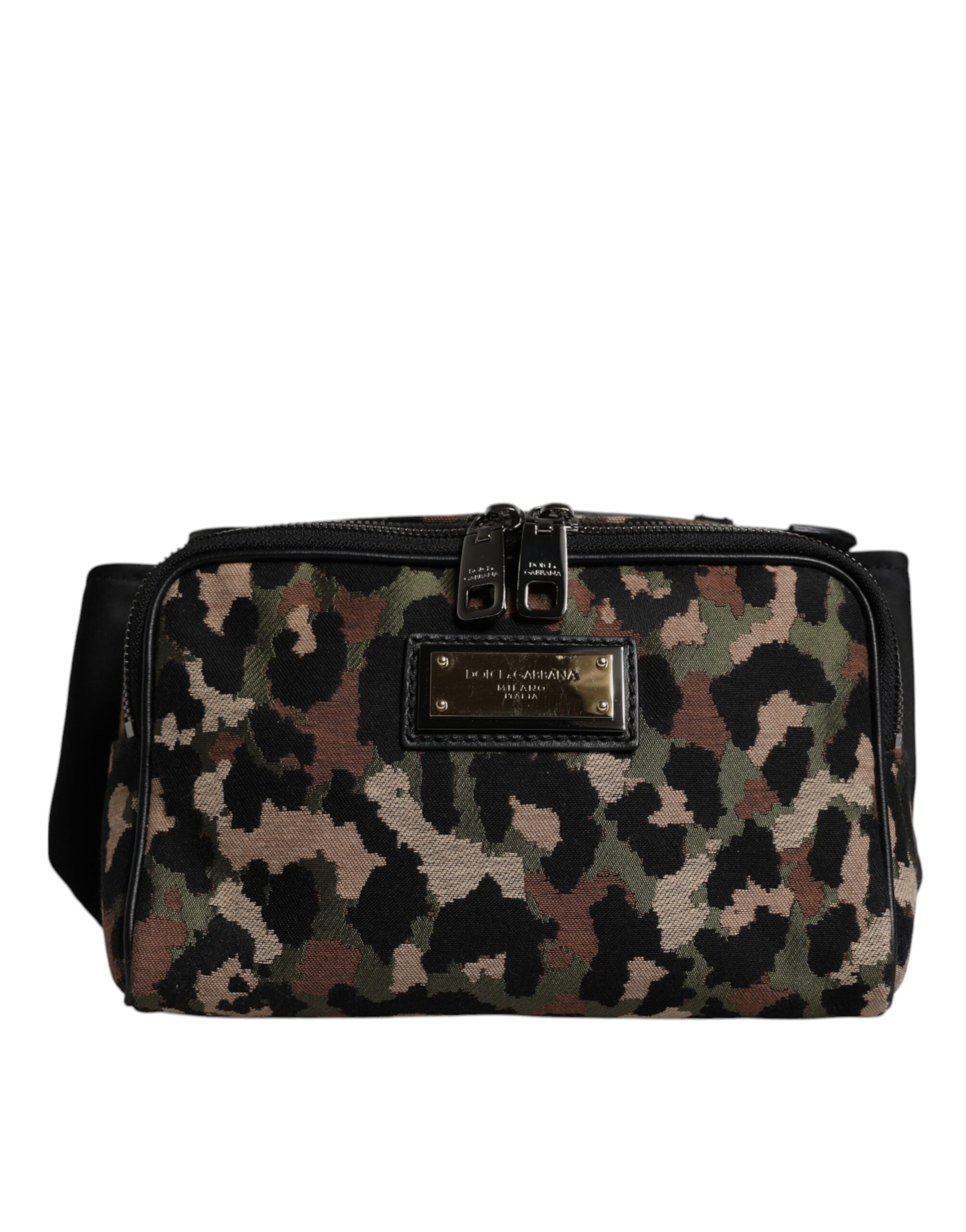 Dolce & Gabbana Multicolor Leopard DG Logo Belt Waist Fanny Pack II Dolce & Gabbana