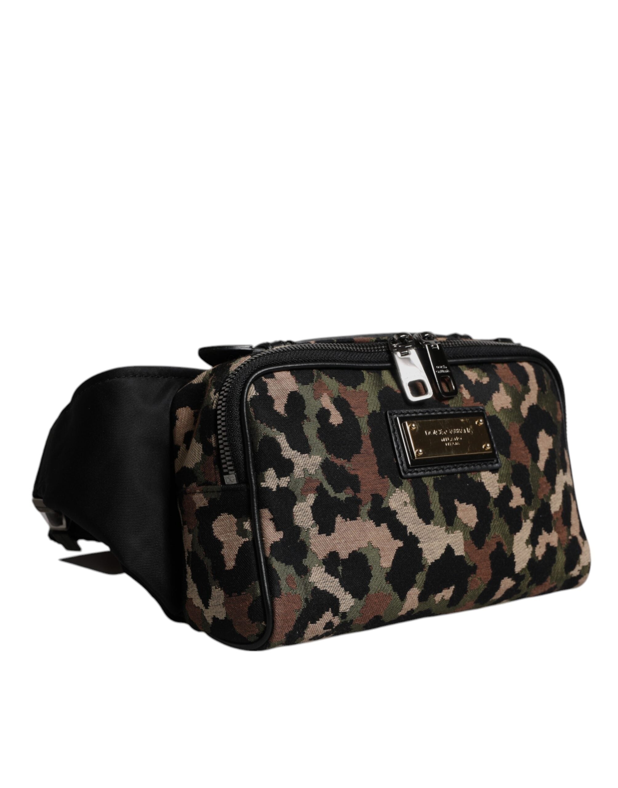 Dolce & Gabbana Multicolor Leopard DG Logo Belt Waist Fanny Pack II Dolce & Gabbana