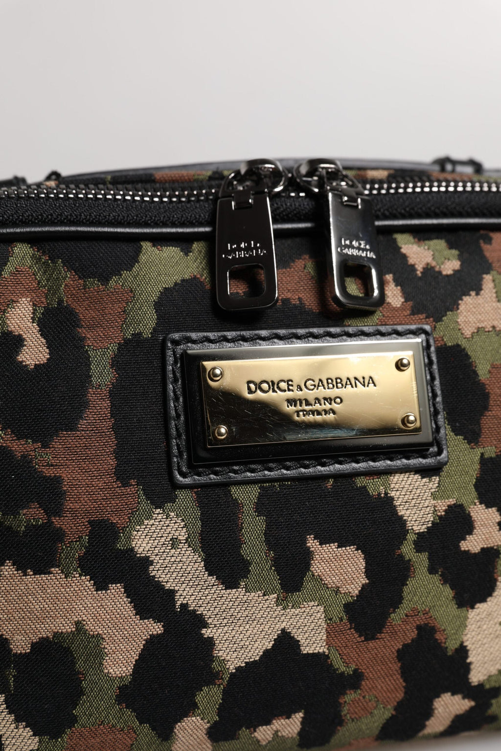 Dolce & Gabbana Multicolor Leopard DG Logo Belt Waist Fanny Pack II Dolce & Gabbana