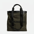 Dolce & Gabbana Military Green Nylon Shoulder Strap Tote Bag Dolce & Gabbana