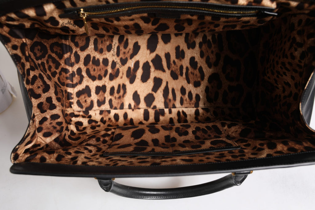 Dolce & Gabbana Multicolor Leather Brocade Velvet Travel Duffle Tote Bag Dolce & Gabbana