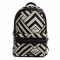 Dolce & Gabbana Black White Nylon Leather Travel Back Pack Bag Dolce & Gabbana