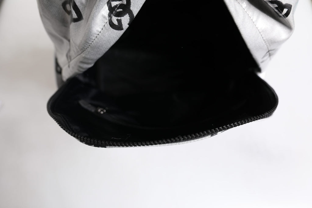 Dolce & Gabbana Polyester Gray & Black DG Logo Plaque Backpack Dolce & Gabbana