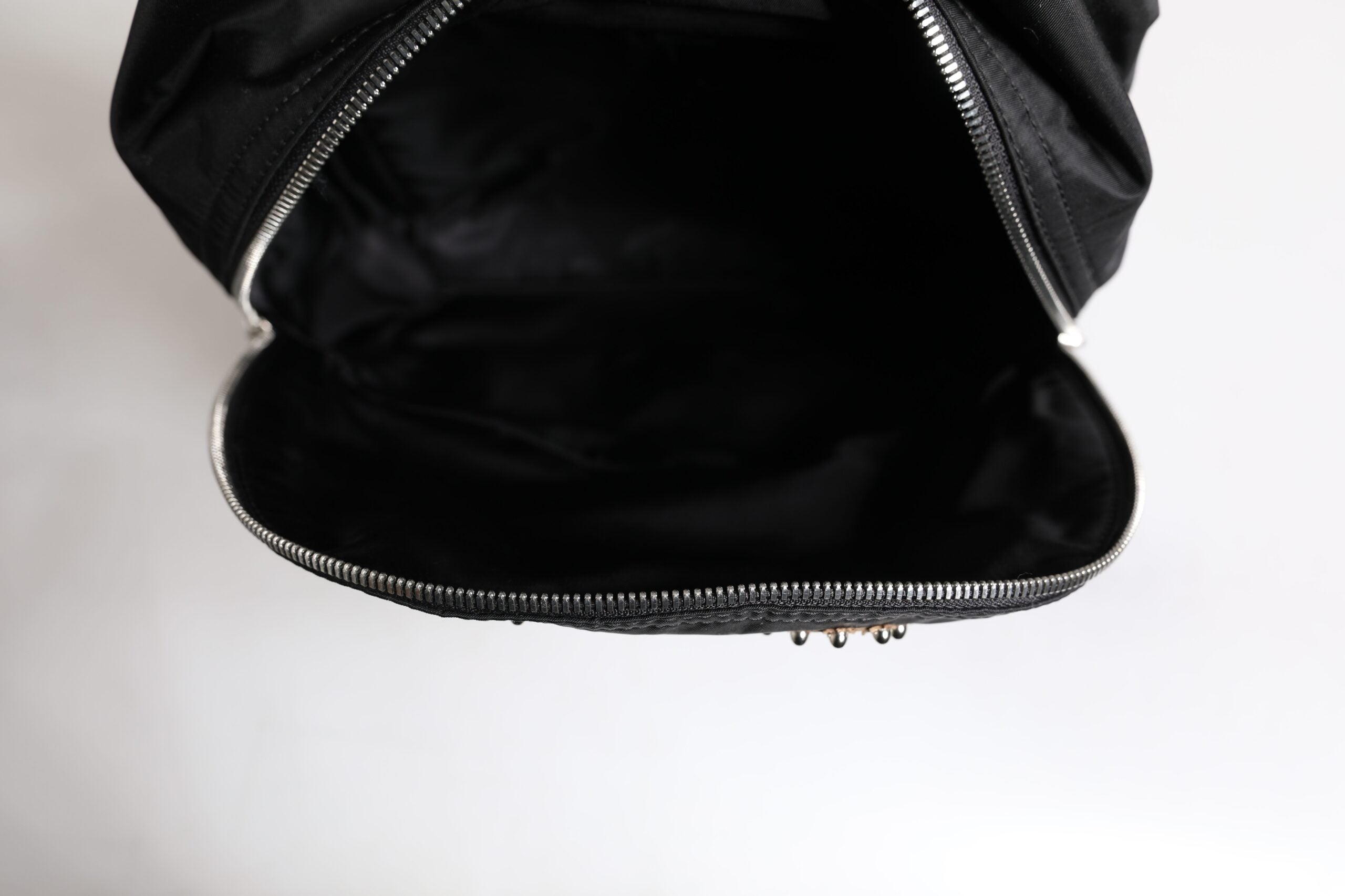 Dolce & Gabbana Black Nylon #DGFamily Embellished VULCANO Backpack Dolce & Gabbana
