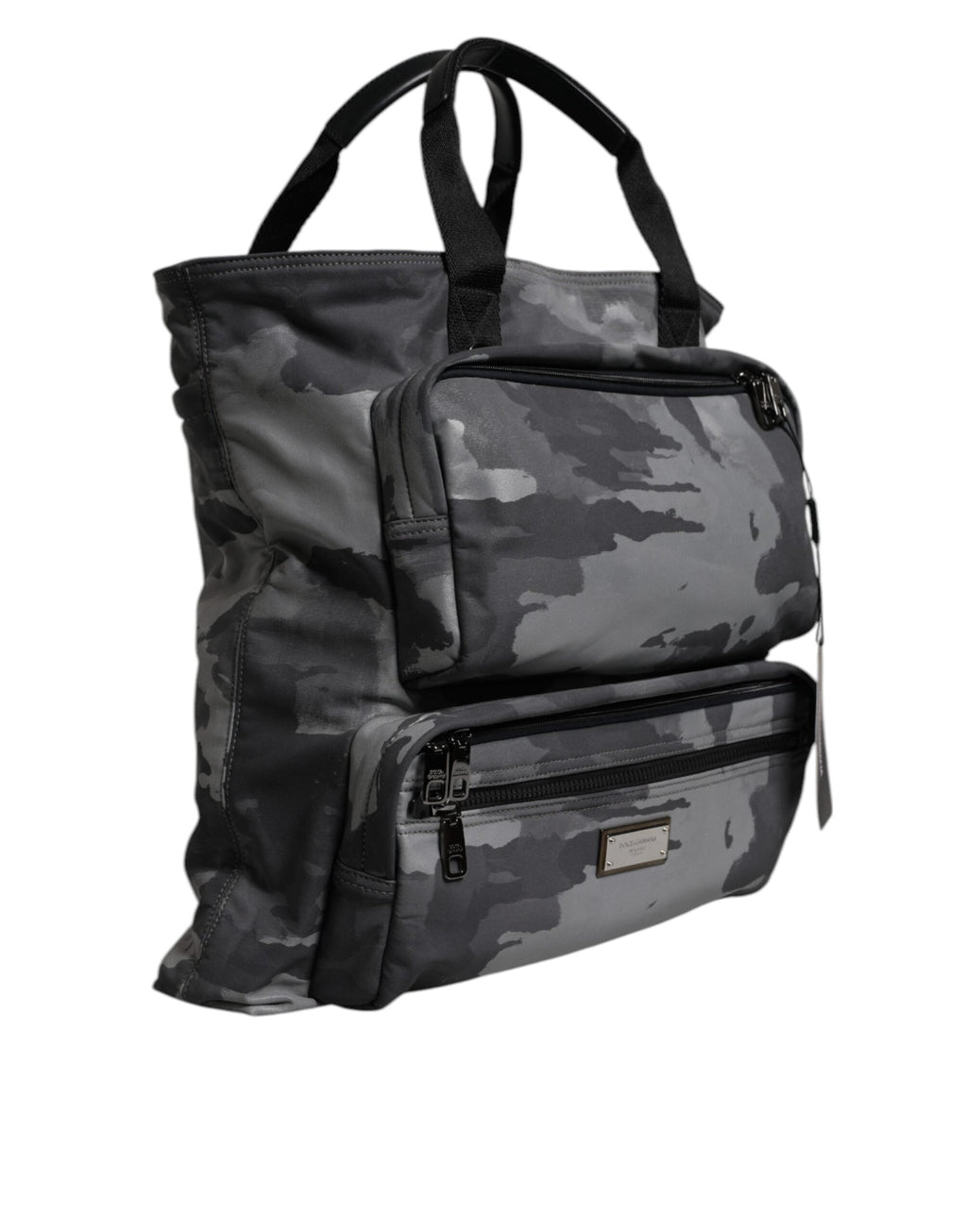 Dolce & Gabbana Black Camouflage Shoulder Strap Logo Plaque Bag II Dolce & Gabbana