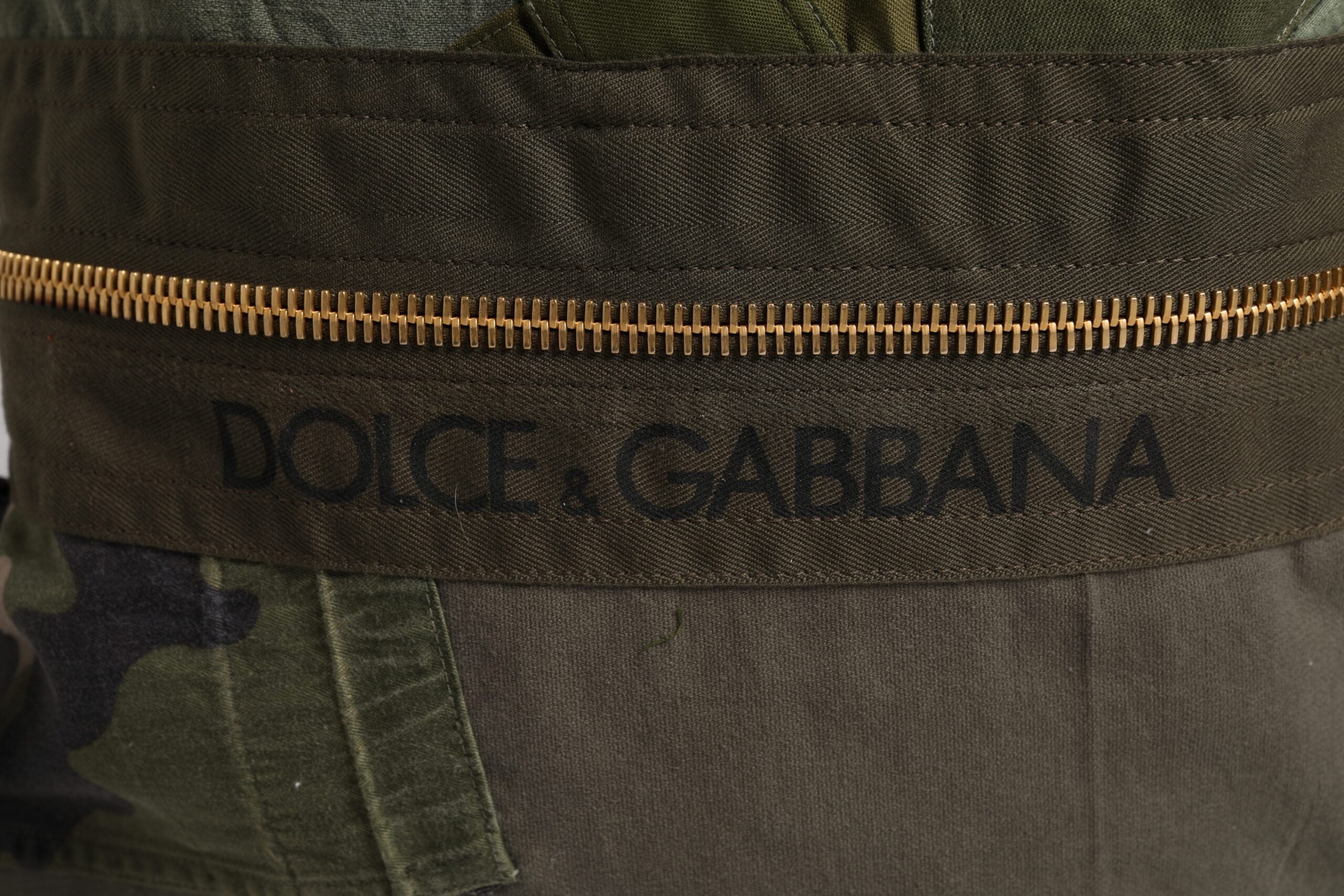 Dolce & Gabbana Military Green Patchwork Rucksack Backpack IV Dolce & Gabbana