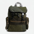 Dolce & Gabbana Military Green Patchwork Travel Backpack Bag Dolce & Gabbana