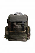 Dolce & Gabbana Military Green Patchwork School Backpack Bag Dolce & Gabbana