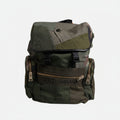 Dolce & Gabbana Military Green Patchwork Travel Backpack Bag Dolce & Gabbana