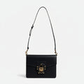 Dolce & Gabbana Black Calfskin Leather Shoulder Strap Bag Dolce & Gabbana