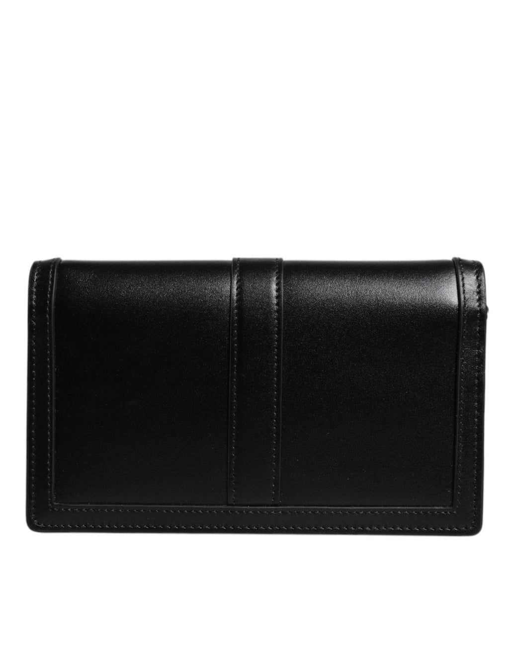 Versace Black Calfskin Leather Chain Strap Shoulder Crossbody Bag Versace