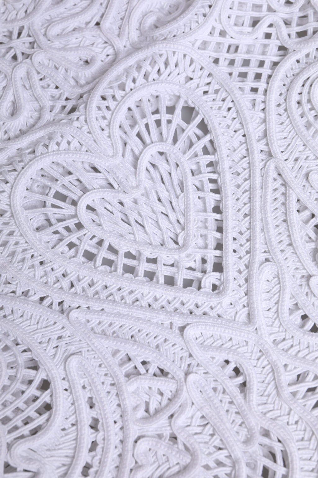 Dolce & Gabbana White Cordonetto Lace Beatrice Tote Shopping Bag Dolce & Gabbana