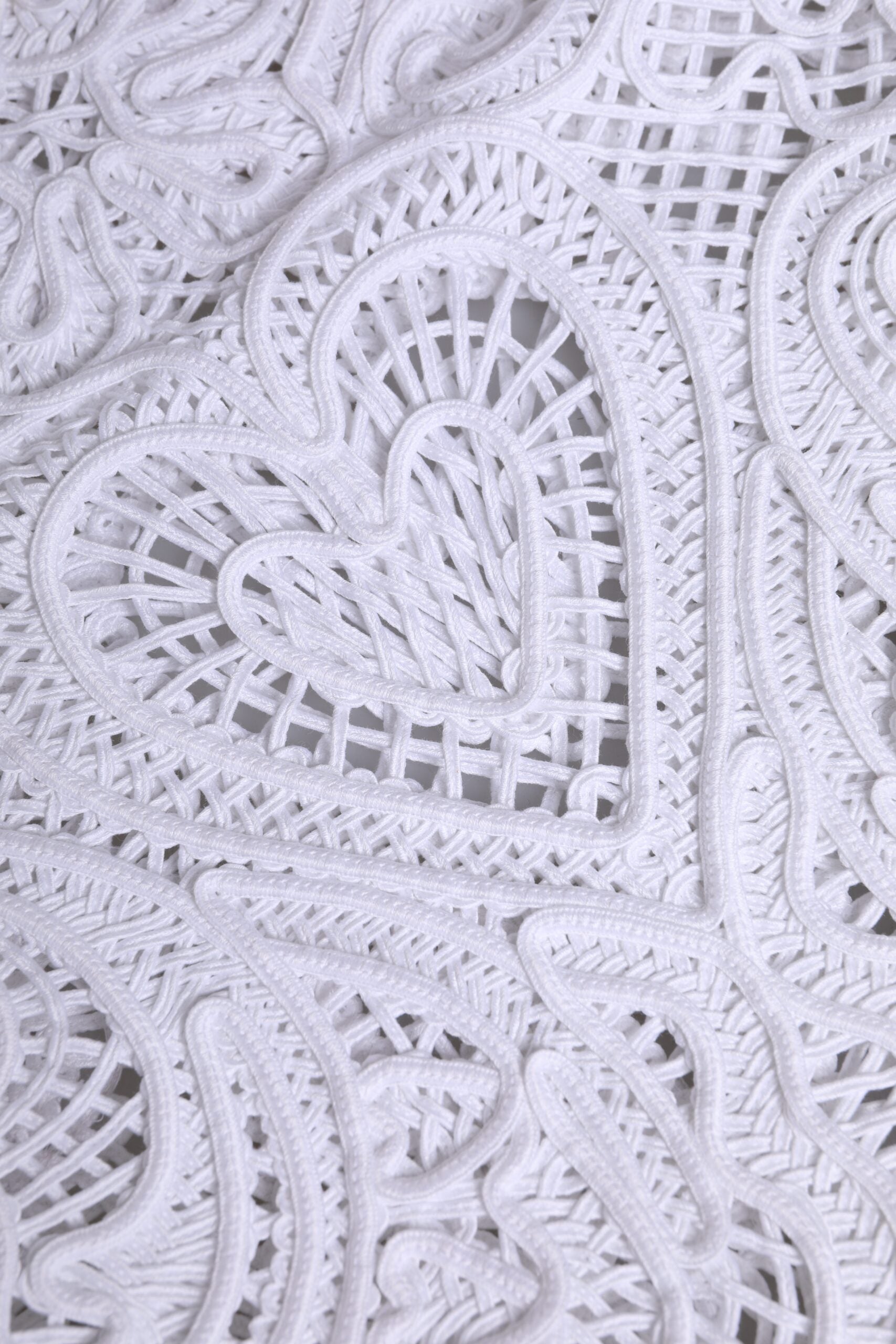 Dolce & Gabbana White Cordonetto Lace Beatrice Tote Shopping Bag Dolce & Gabbana