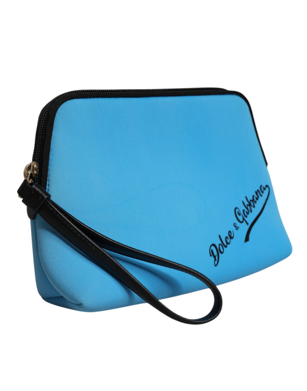 Dolce & Gabbana Blue DG Logo Print Clutch Zip Borse Pouch Bag Dolce & Gabbana