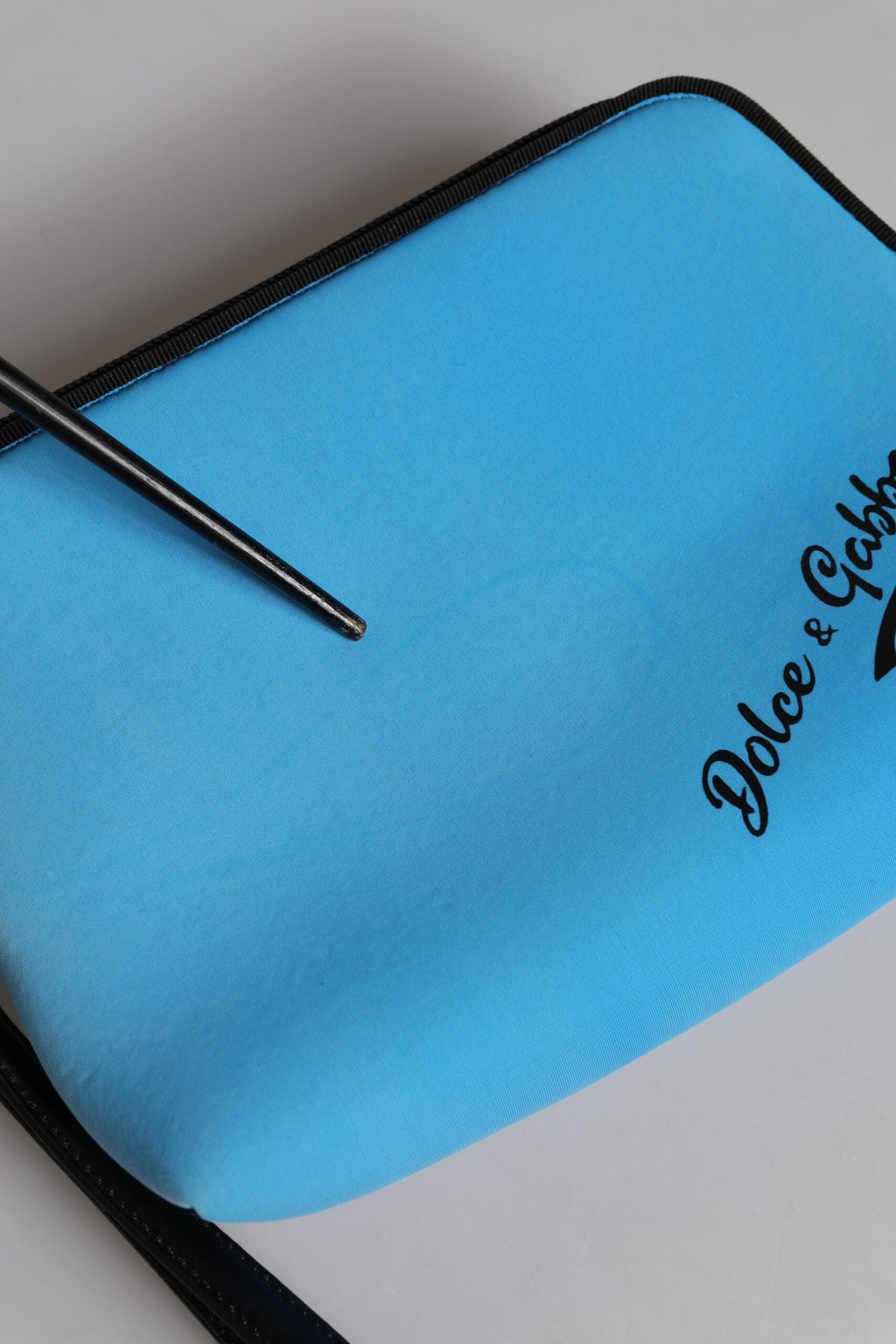 Dolce & Gabbana Blue DG Logo Print Clutch Zip Borse Pouch Bag Dolce & Gabbana