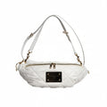 Dolce & Gabbana White Quilted Logo Plaque Belt Waist Fanny Pack Bag Dolce & Gabbana