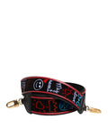Dolce & Gabbana Black Cotton Printed Women Bag Accessory Shoulder Strap Dolce & Gabbana