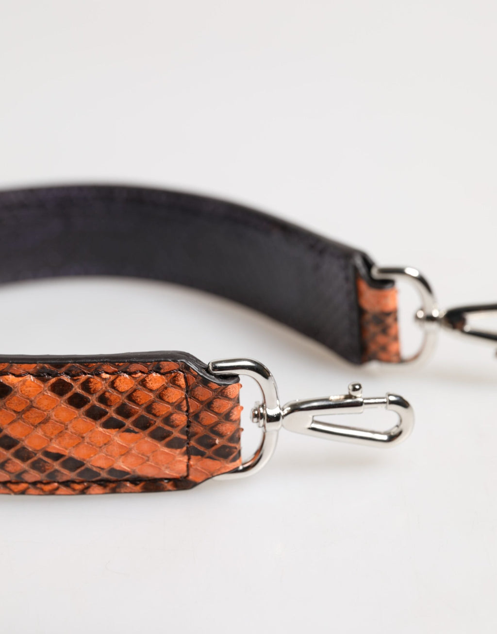 Dolce & Gabbana Orange Exotic Leather Bag Shoulder Strap Dolce & Gabbana