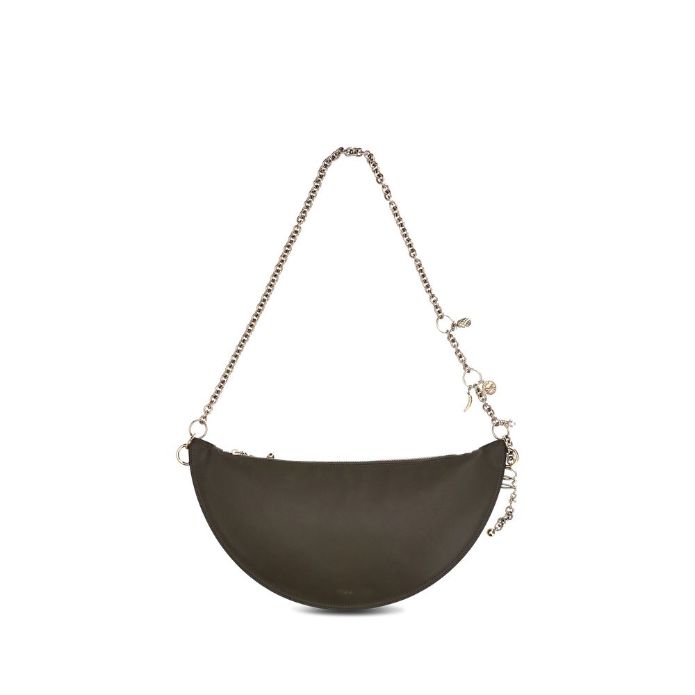 Chloé Black Lambskin Nappa Leather Icons Shoulder Bag AW25 Chloé