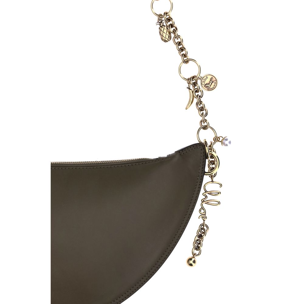 Chloé Black Lambskin Nappa Leather Icons Shoulder Bag AW25 Chloé