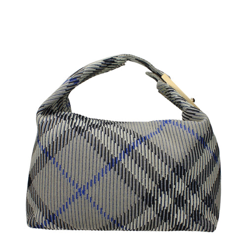 Burberry Lichen Green Check Polyamide Medium Handbag Burberry