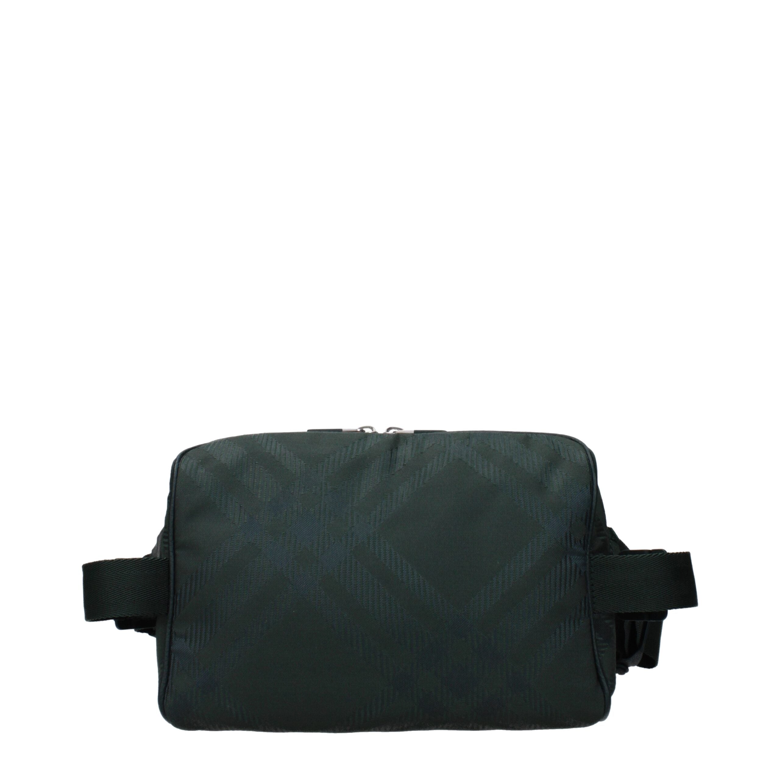 Burberry Vine Green Check Nylon Medium Bumbag Burberry