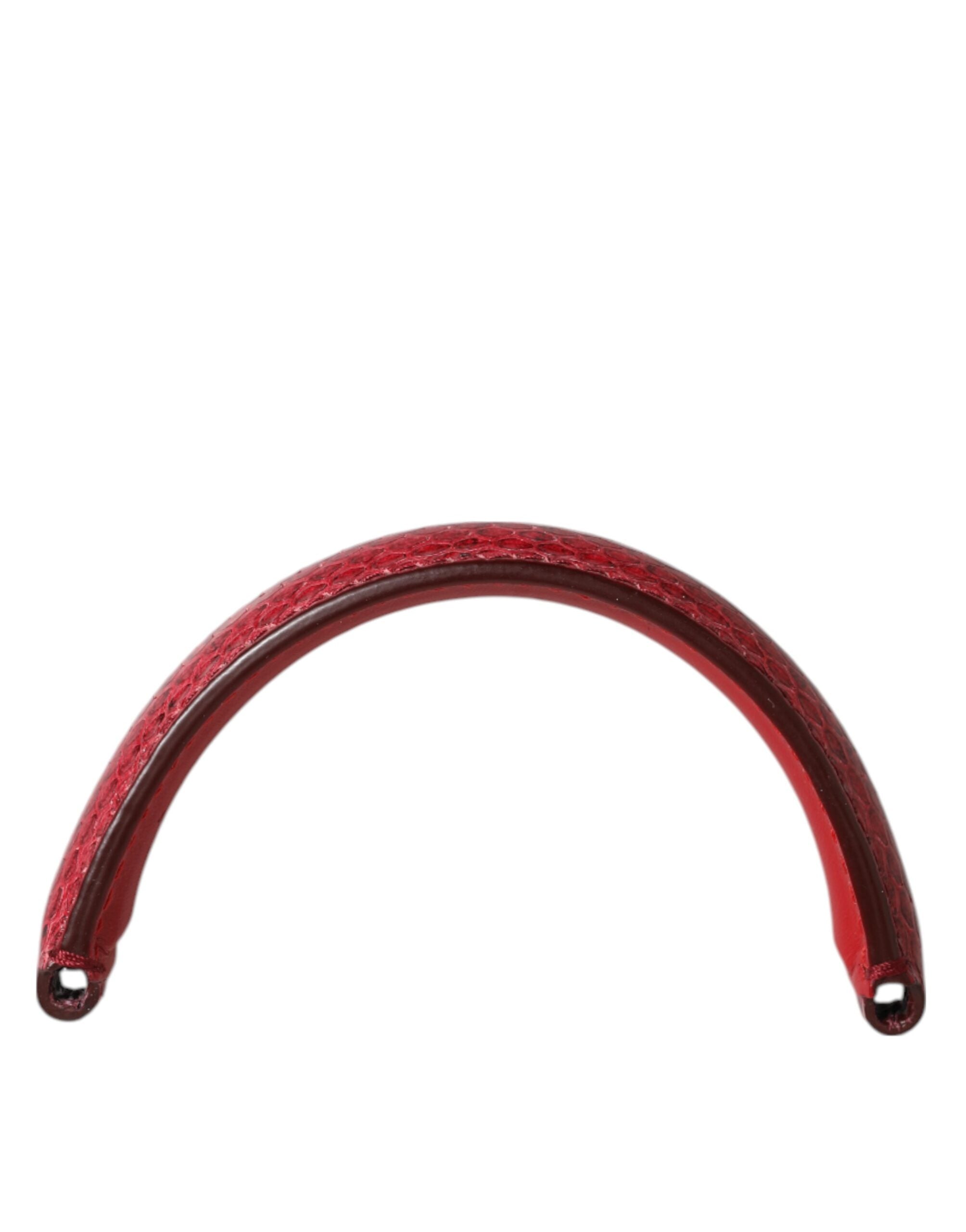 Dolce & Gabbana Red Small Ayers Leather Bag Handle Women Shoulder Strap Dolce & Gabbana
