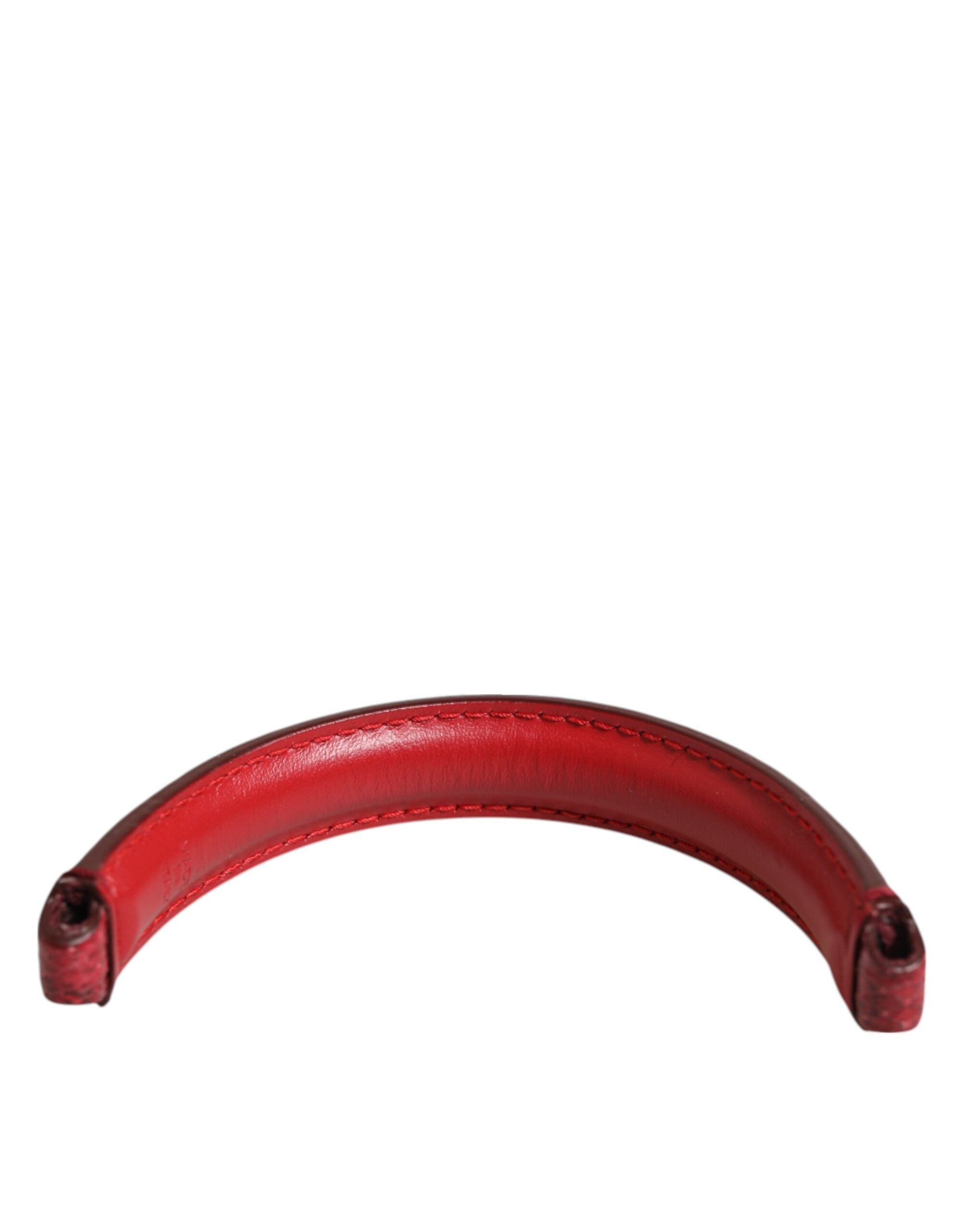 Dolce & Gabbana Red Small Ayers Leather Bag Handle Women Shoulder Strap Dolce & Gabbana