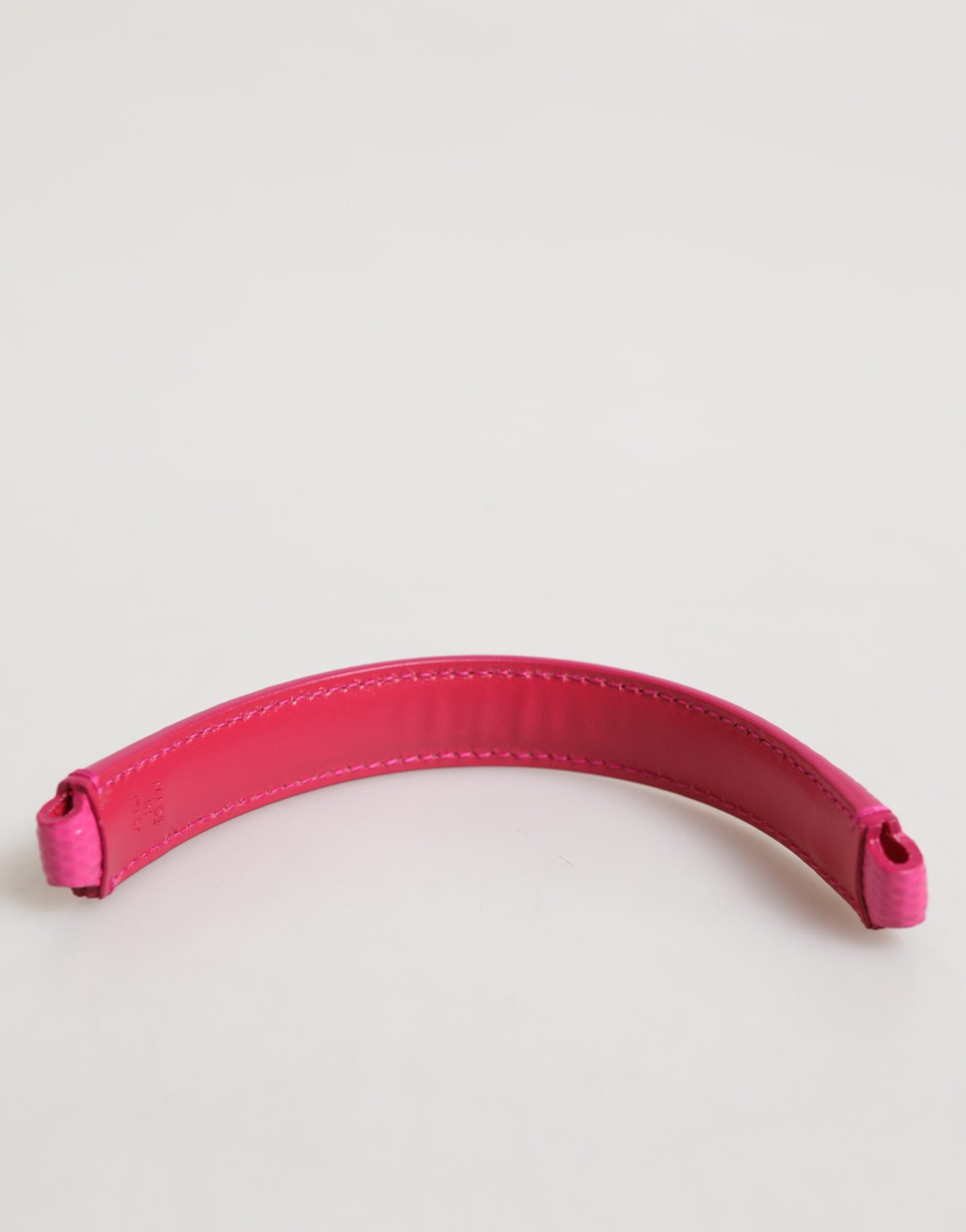 Dolce & Gabbana Pink Calf Leather Embellished Bag Shoulder Strap Dolce & Gabbana