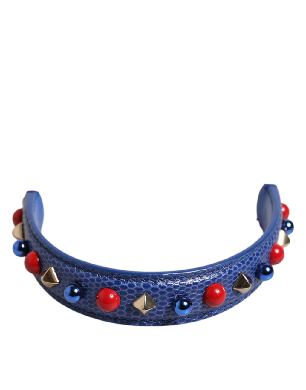 Dolce & Gabbana Pink Embellished Calf Leather Shoulder Strap with Logo Dolce & Gabbana