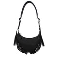 Givenchy Black Nylon Medium Crossbody Bag with Front Logo Givenchy
