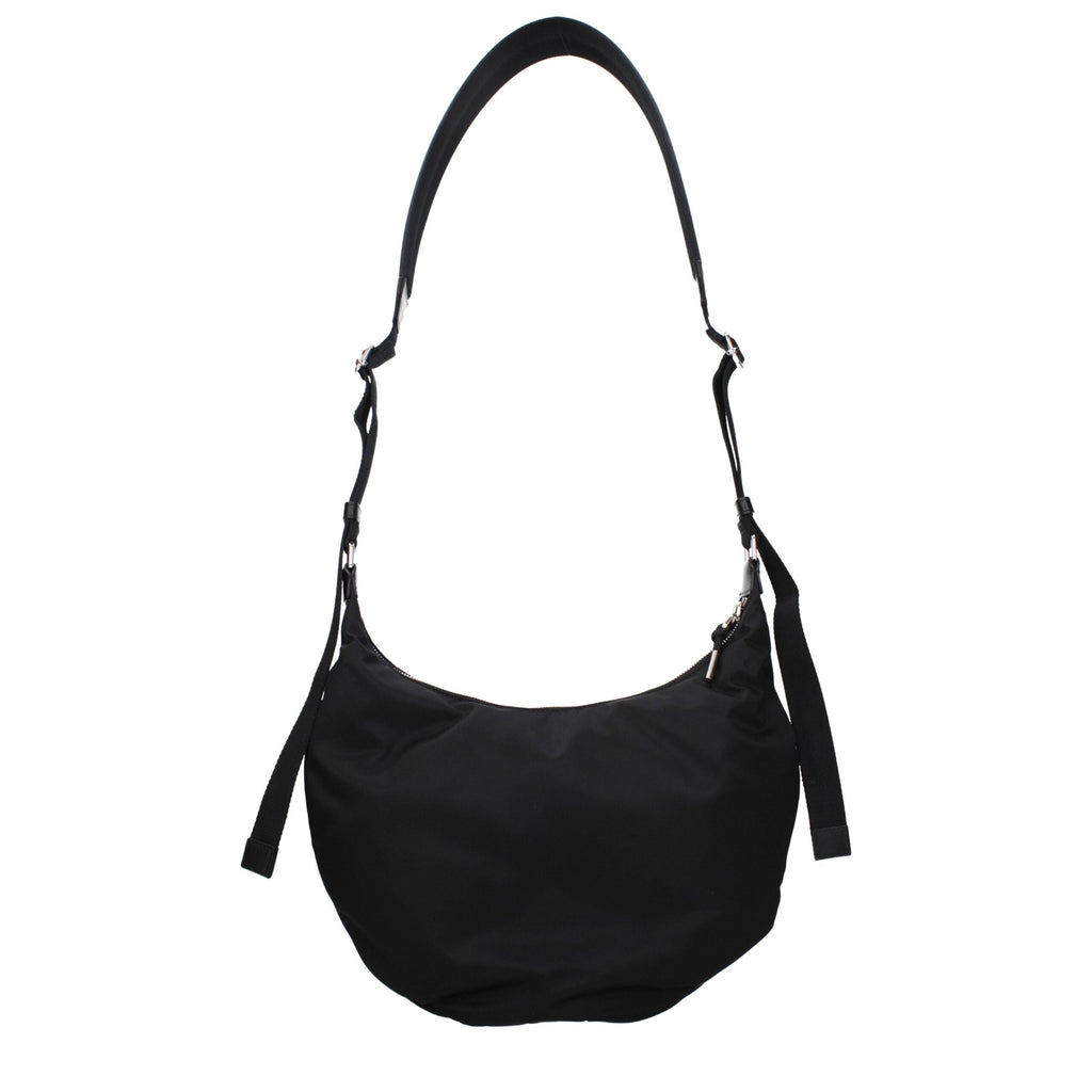 Givenchy Black Nylon Medium Crossbody Bag with Front Logo Givenchy