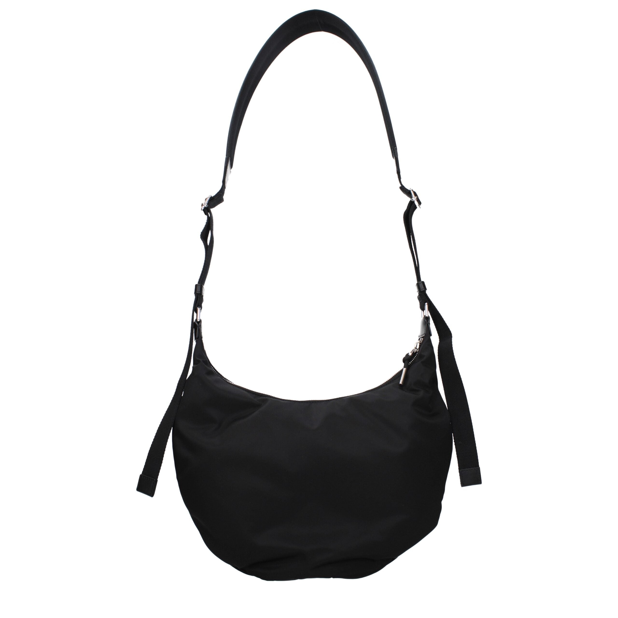 Givenchy Black Nylon Medium Crossbody Bag with Front Logo Givenchy