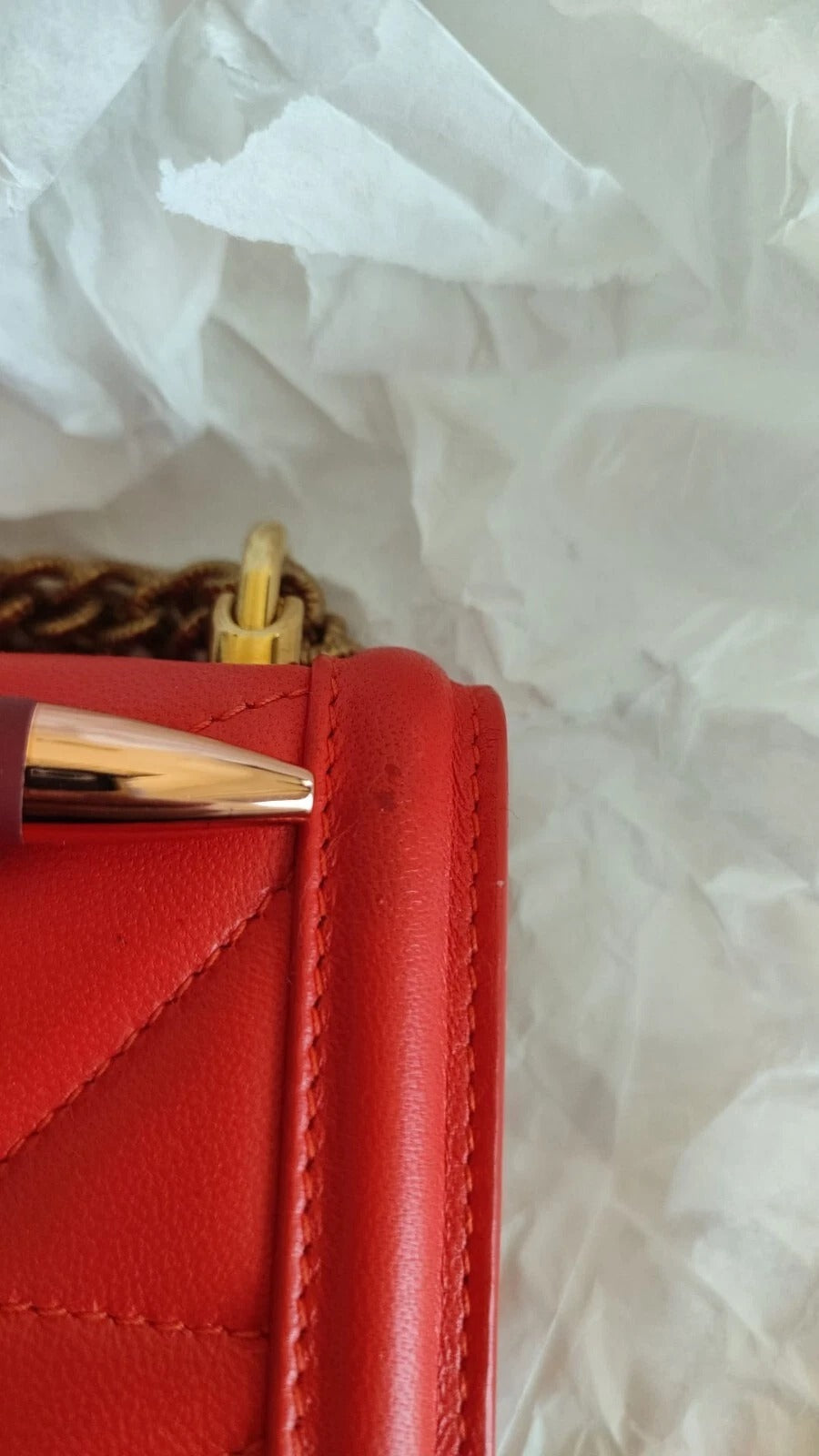 Dolce & Gabbana Red Quilted Lamb Leather Devotion Crossbody Phone Bag Dolce & Gabbana