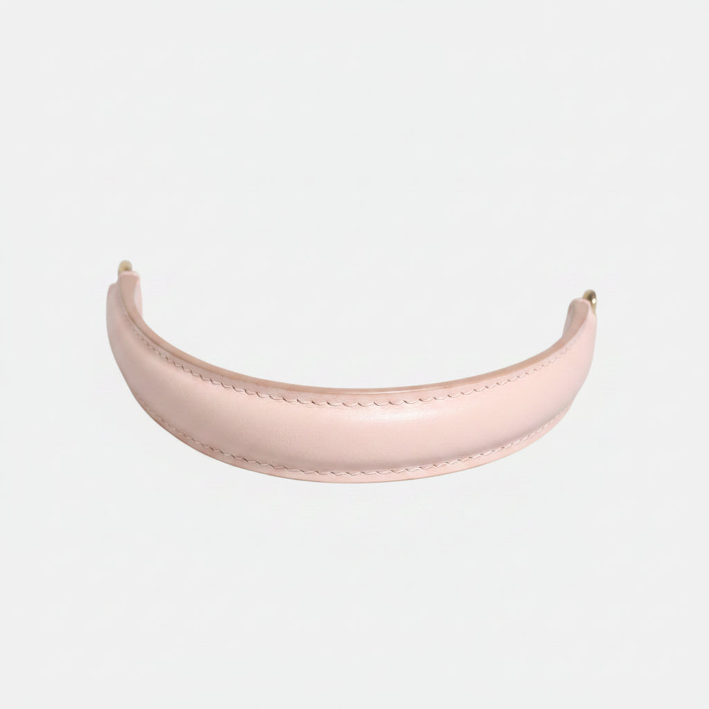 Dolce & Gabbana Strap Pink Leather Gold Tone Big Bag Handle Shoulder Strap Dolce & Gabbana