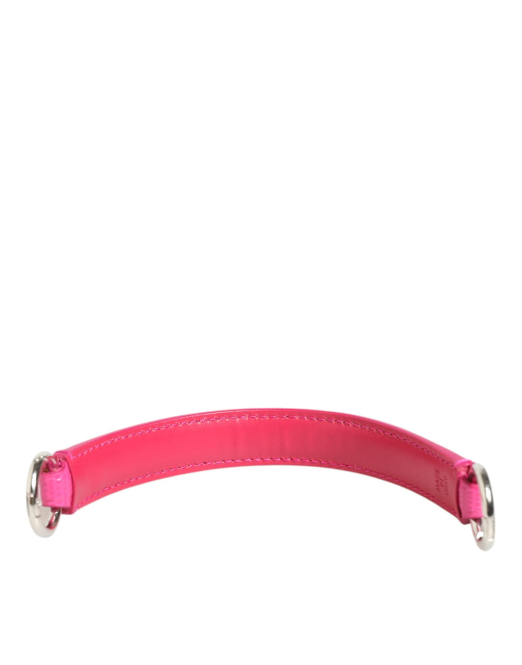 Dolce & Gabbana Pink Calf Leather Embellished Bag Shoulder Strap with Studs Dolce & Gabbana