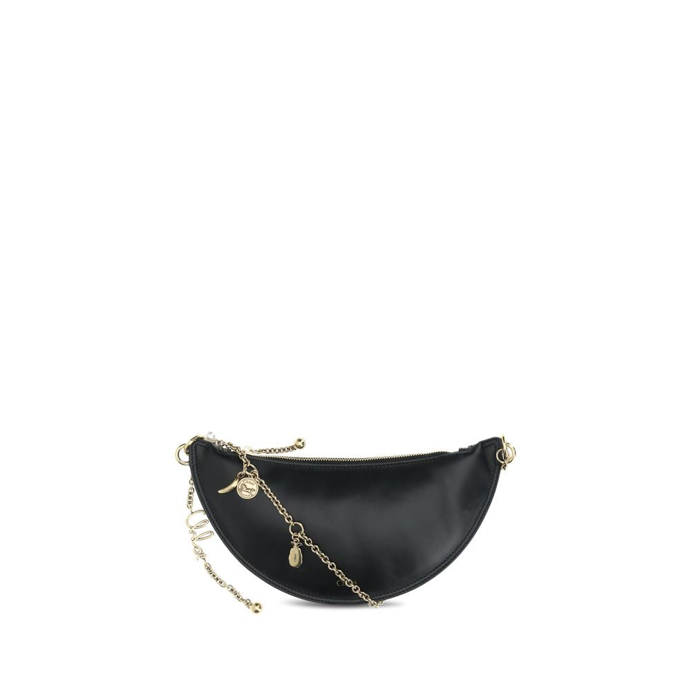 Chloé Black Lambskin Nappa Leather Icons Shoulder Bag SS26 Chloé